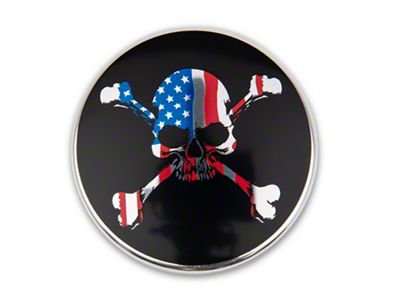 MP Concepts Center Caps for Factory Wheels; American Skull (15-23 Mustang)