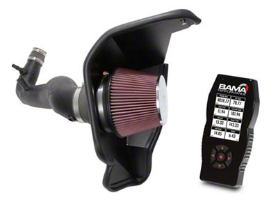 K&N Series 63 AirCharger Cold Air Intake and BAMA X4/SF4 Power Flash Tuner (18-21 Mustang EcoBoost)