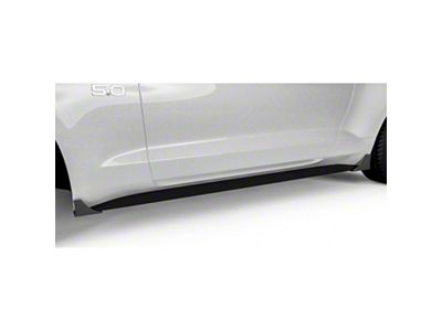 V1R Pro Style Rocker Panel Winglets Set; Textured Black (15-23 Mustang GT, EcoBoost, V6)