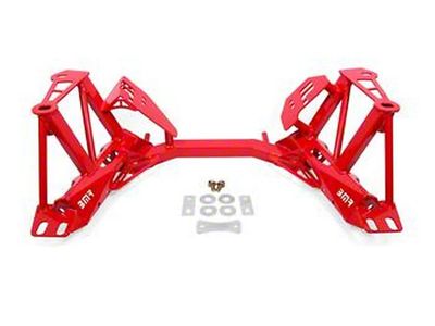 BMR K-Member without Spring Perches; Premium Version; Red (79-95 Mustang)