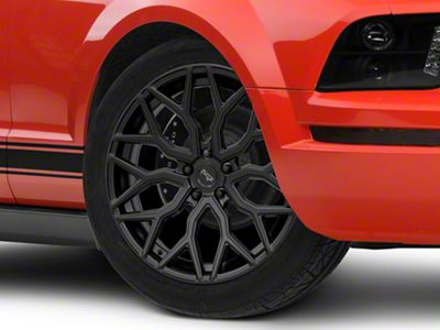 Niche Mazzanti Matte Black Wheel; 19x9.5 (15-23 Mustang GT, EcoBoost, V6)