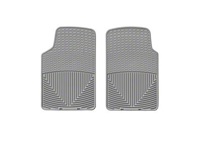 Weathertech All-Weather Front Rubber Floor Mats; Gray (79-04 Mustang)