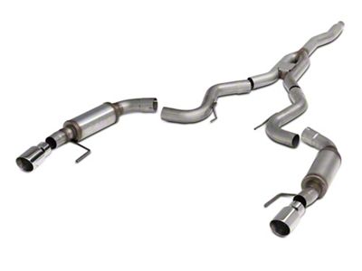 C&L Sport Cat-Back Exhaust with Polished Tips (15-23 Mustang EcoBoost Fastback w/o Active Exhaust)
