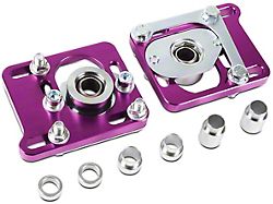 Camber Caster Plates; Purple (94-04 Mustang)