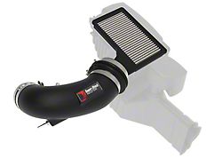 AFE Magnum FORCE Super Stock Cold Air Intake with Pro DRY S Filter; Black (18-23 Mustang GT)