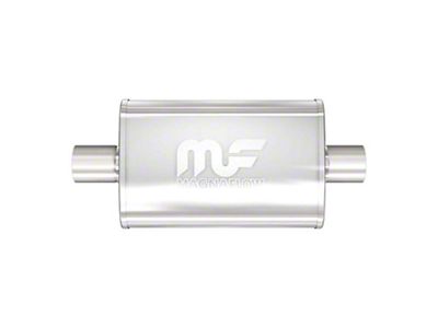 Magnaflow 4x9-Inch Oval Center/Center Straight-Through Performance Muffler; 3-Inch Inlet /3-Inch Outlet (Universal; Some Adaptation May Be Required)