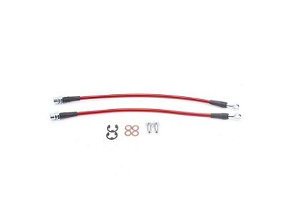 PowerStop Stainless Steel Brake Hose Kit; Front (1995 Mustang Cobra R)