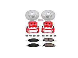 PowerStop Z23 Evolution Brake Rotor, Pad and Caliper Kit; Front (05-10 Mustang GT)