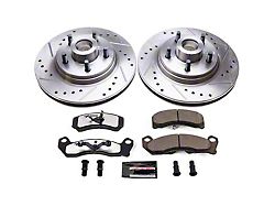 PowerStop Z26 Street Warrior Brake Rotor and Pad Kit; Front (84-86 Mustang SVO)