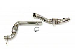 Kooks 3 x 2-1/4-Inch GREEN Catted OEM Downpipe (15-23 Mustang EcoBoost)