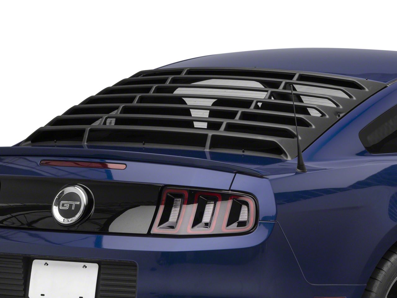 20102014 Mustang Louvers Rear Window AmericanMuscle