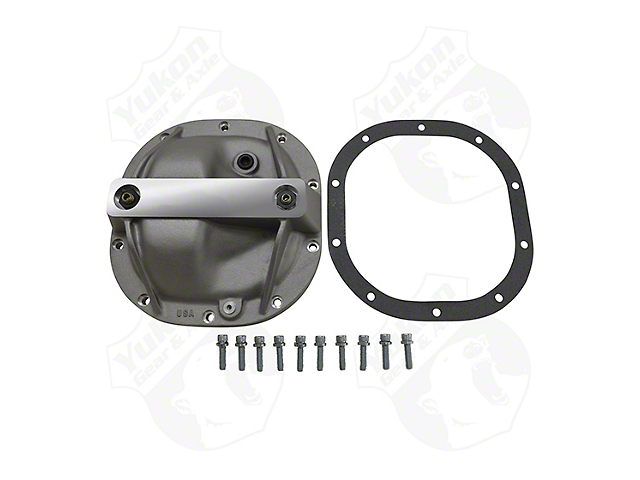 Yukon Gear Differential Cover; Rear; Ford 8.80-Inch; 3.25-Inch Outside Diameter Pinion Bearing; Aluminum (79-14 Mustang)