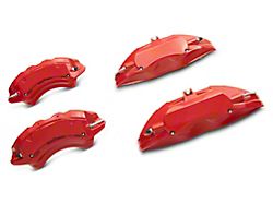SR Performance Red Caliper Covers; Front and Rear (15-23 Mustang Standard GT, EcoBoost w/ Performance Pack)