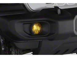 Fog Light Covers; Transparent Yellow (05-09 Mustang V6 w/ Pony Package)