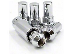 Locks with Key for Chrome Acorn Lug Nuts; 14mm x 1.5 (15-23 Mustang)