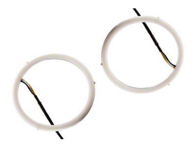 Diode Dynamics HD Headlight LED Halo Rings; White (18-23 Mustang GT, EcoBoost)