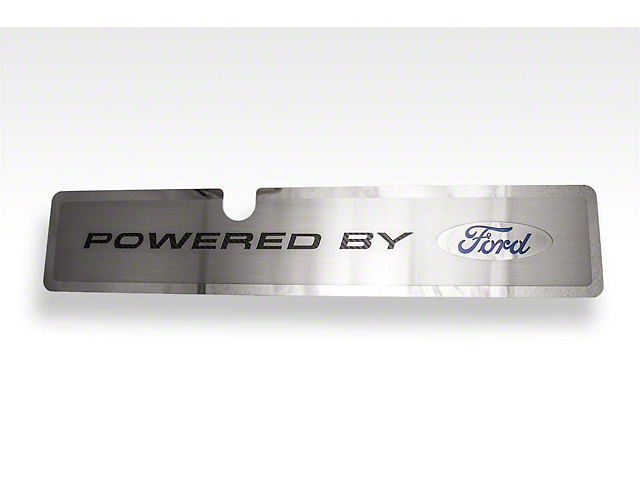 Radiator Cover Vanity Plate with Powered by Ford Logo (15-17 Mustang GT, EcoBoost)