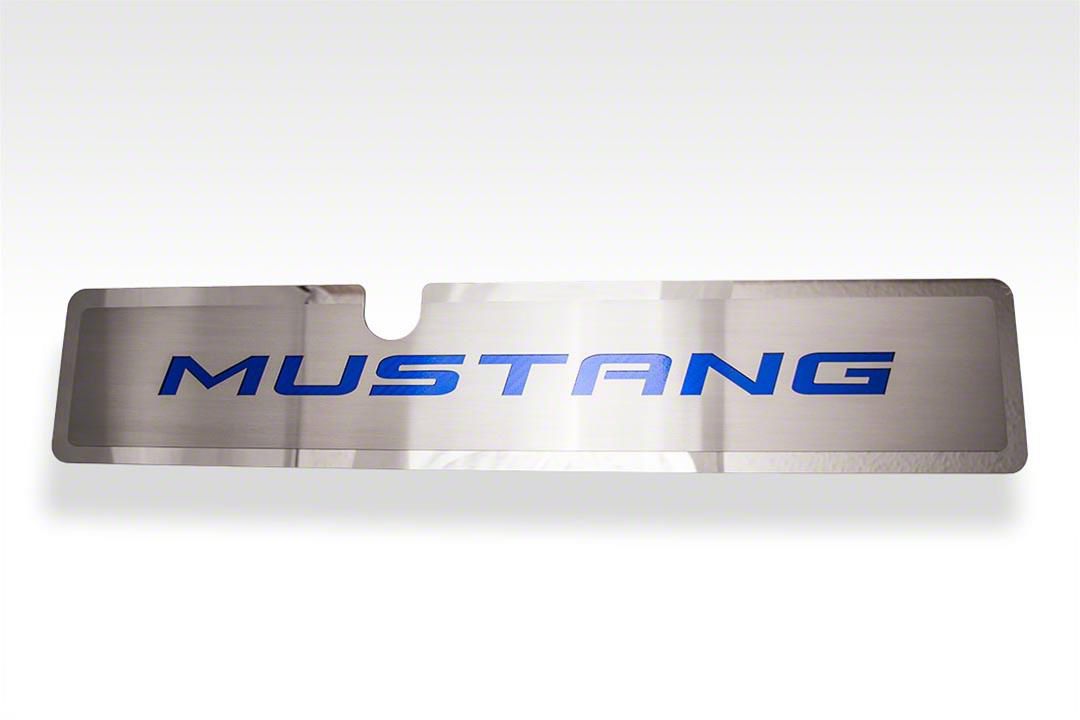 Radiator Cover Vanity Plate with Mustang Logo (15-17 Mustang GT, EcoBoost)