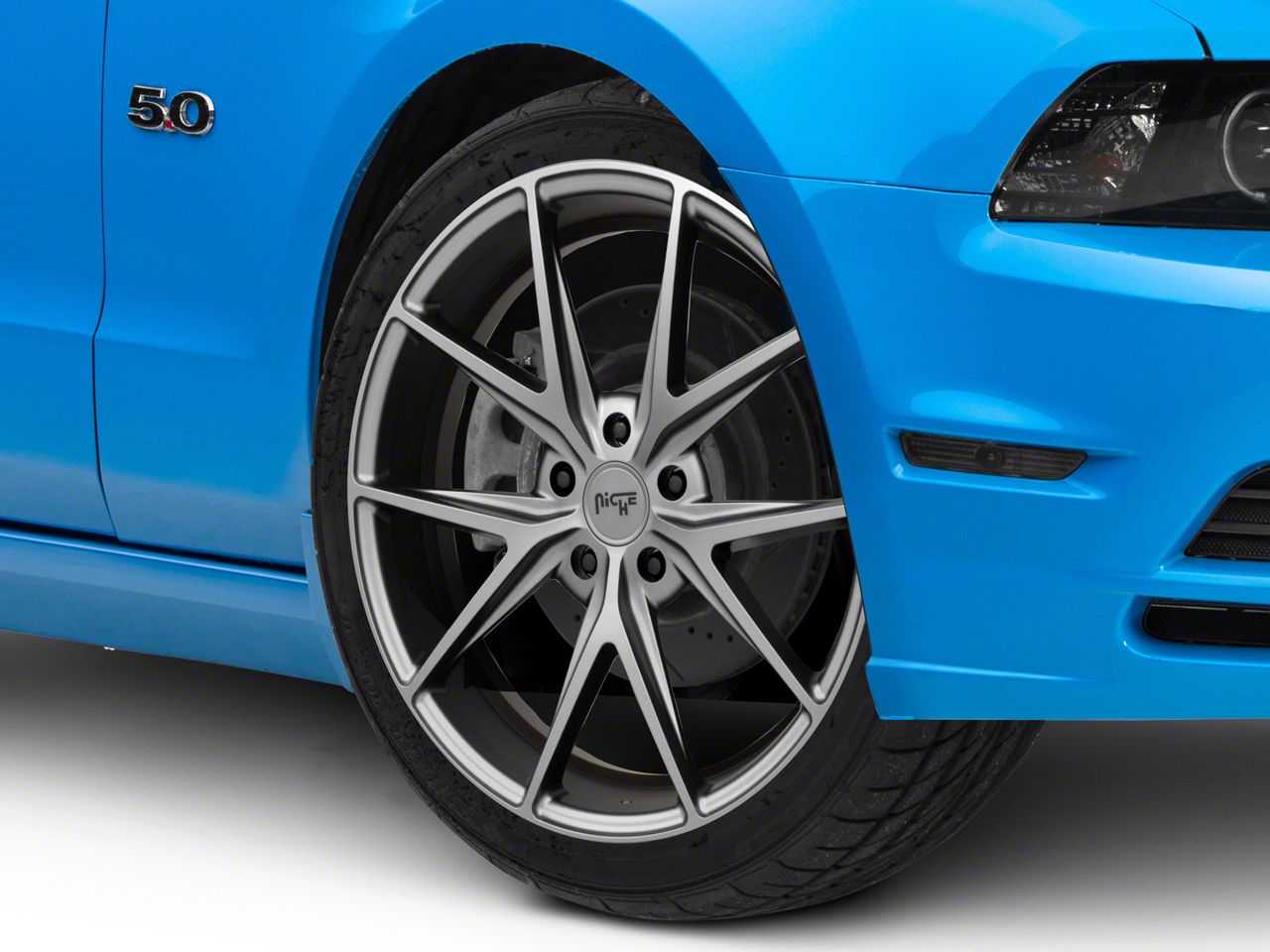 Niche Mustang Misano Matte Gunmetal Wheel; 20x9 M116209065+35 (10-14 ...