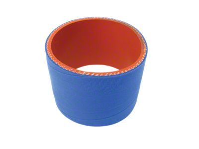 Vortech Silicone Coupling Straight Sleeve; 4.50-Inch x 2.50-Inch; Blue