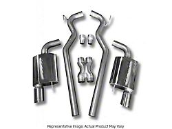 CGS Motorsports Stainless Cat-Back Exhaust with Black Tips (15-17 Mustang GT)
