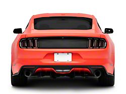 Rear Diffuser; Matte Black (15-17 Mustang GT Non-Premium, EcoBoost Non-Premium, V6)