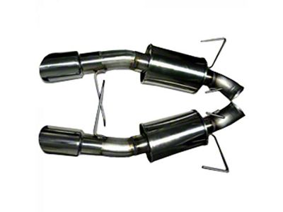 MRT Sport Touring Axle-Back Exhaust with Polished Tips (11-14 Mustang GT; 11-12 Mustang GT500)