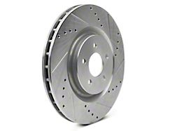 C&L Super Sport Cross-Drilled and Slotted Rotors; Front Pair (11-14 Mustang GT Brembo; 12-13 Mustang BOSS 302; 07-12 Mustang GT500)