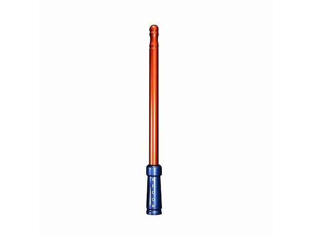 Extended Range Aluminum Antenna; 8-Inch; Orange and Blue (Universal; Some Adaptation May Be Required)