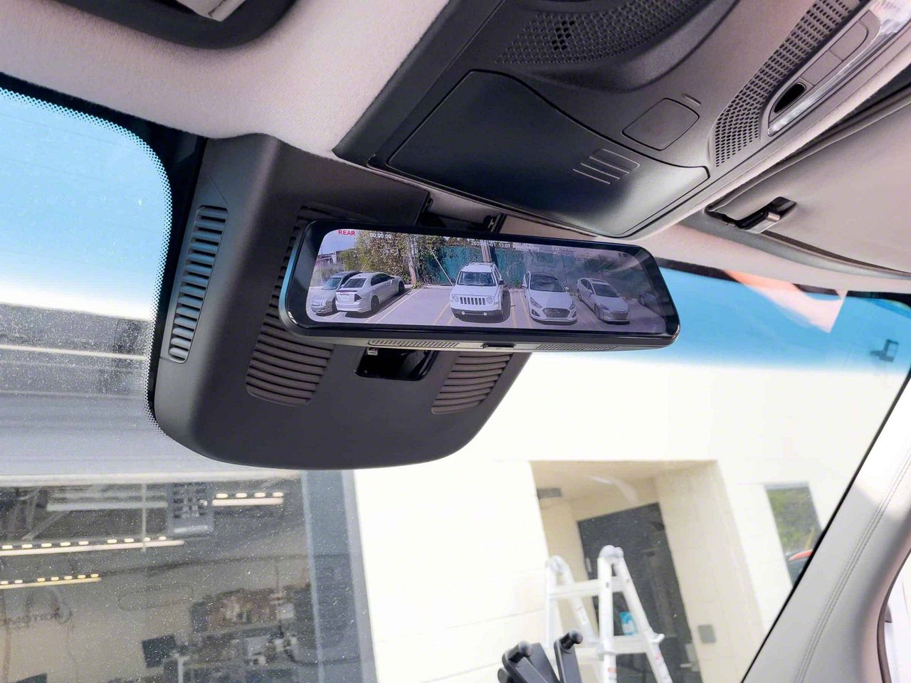 Mustang FullVUE Rear Camera Mirror System (Universal; Some Adaptation