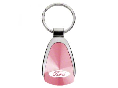 Ford Teardrop Key Fob; Pink