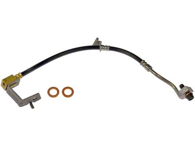 Front Brake Hydraulic Hose; Driver Side (06-09 Mustang w/o ABS)