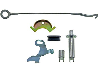 Rear Drum Brake Self Adjuster Repair Kit; Driver Side (79-93 Mustang)