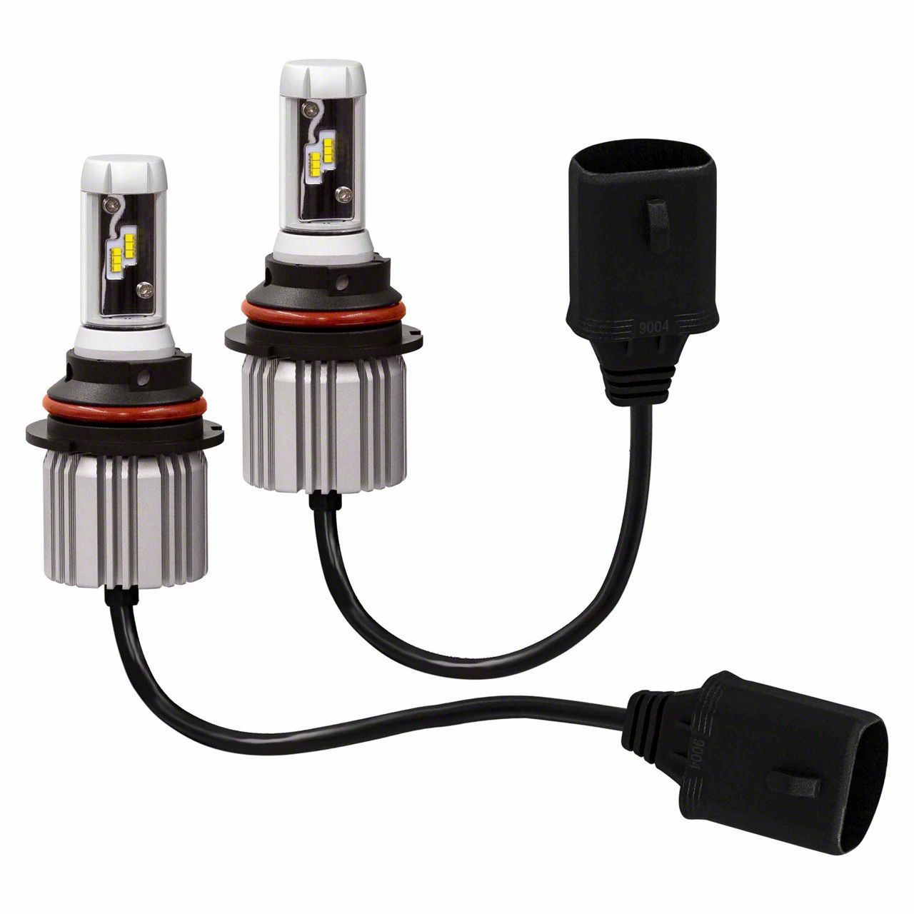 Dual Beam LED Headlight Bulbs; 9004 (87-93 Mustang)