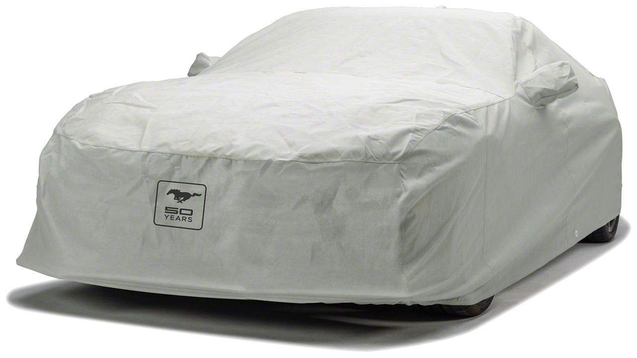 Covercraft Custom Car Covers Mustang 3Layer Moderate Climate Car Cover with Black Mustang 50