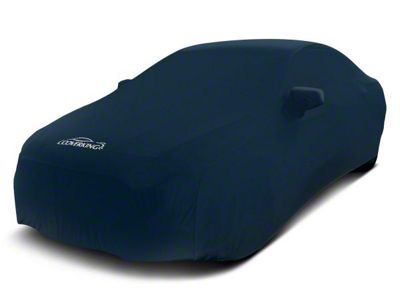 Coverking Satin Stretch Indoor Car Cover; Dark Blue (94-98 Mustang Convertible)