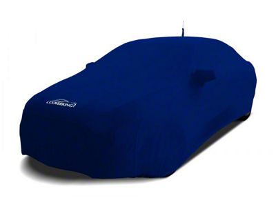 Coverking Satin Stretch Indoor Car Cover; Impact Blue (13-14 Mustang GT Coupe, V6 Coupe)