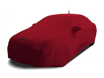Coverking Satin Stretch Indoor Car Cover; Pure Red (94-98 Mustang Convertible)
