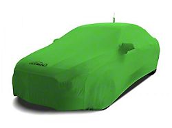Coverking Satin Stretch Indoor Car Cover; Synergy Green (99-04 Mustang Coupe w/ Rear Spoiler, Excluding Cobra)