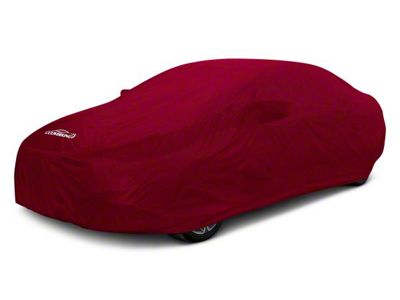 Coverking Stormproof Car Cover; Red (99-04 Mustang Coupe w/ Rear Spoiler, Excluding Cobra)