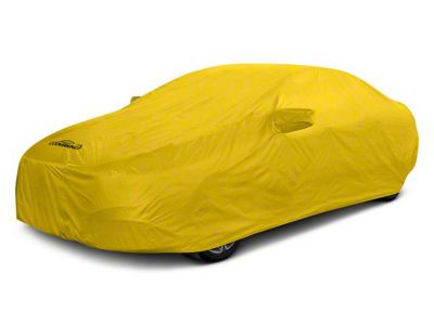 Coverking Stormproof Car Cover; Yellow (99-04 Mustang Convertible w/ Rear Spoiler)