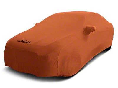 Coverking Satin Stretch Indoor Car Cover; Inferno Orange (18-23 Mustang GT & EcoBoost Fastback)