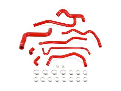 Mishimoto Silicone Radiator and Heater Hose Kit; Red (05-10 Mustang V6)