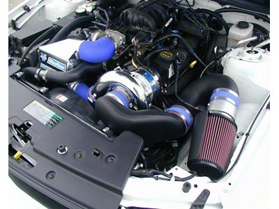 Vortech V-3 Si-Trim Supercharger Kit; Polished Finish (05-08 Mustang V6)