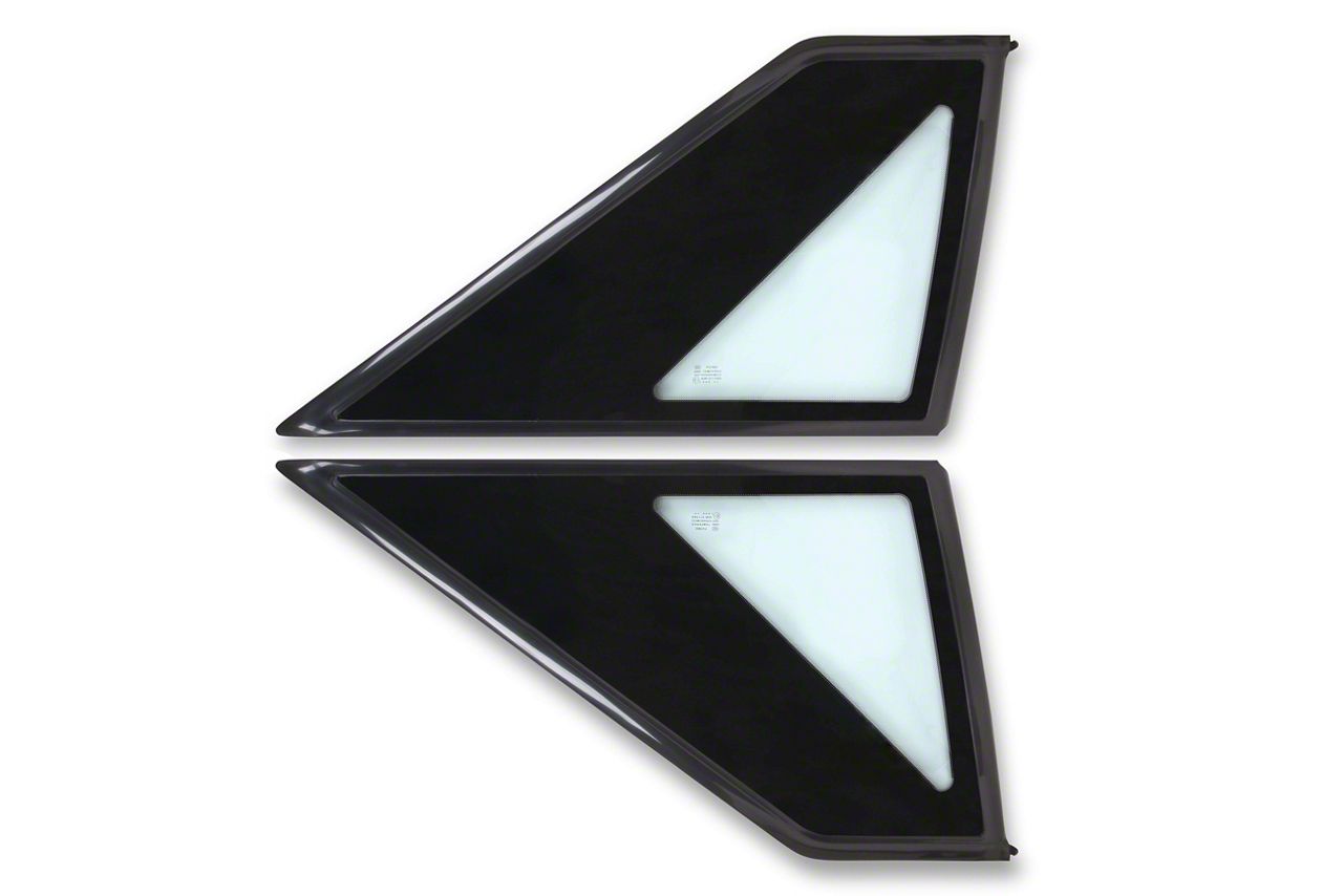 Foxbody Mustang Louvers Quarter Window AmericanMuscle