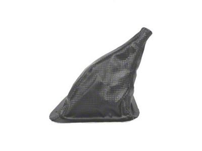 Drake Muscle Cars Shifter Boot; Carbon Fiber Pattern (87-93 Mustang)
