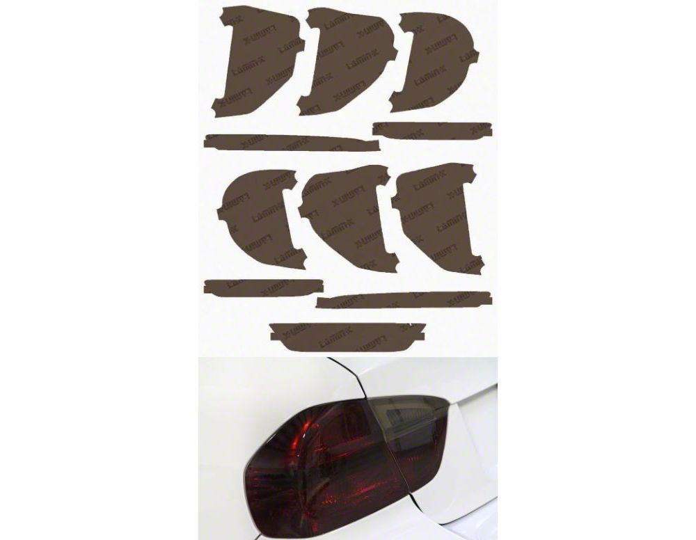 Lamin-X Tail Light Tint Covers; Smoked (18-23 Mustang, Excluding GT350)