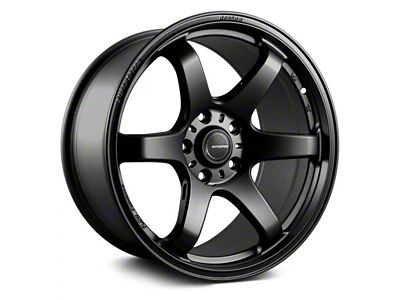 Superspeed Wheels RF06RR Matte Black Wheel; 18x9.5 (10-14 Mustang Standard GT, V6)