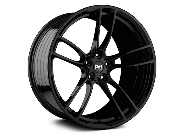 P51 Wheels 101RF Gloss Black Wheel; 19x10 (15-23 Mustang GT, EcoBoost, V6)