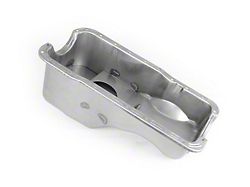 Canton 289-302 Stock Replacement Front Sump Oil Pan; Zinc Plated (79-95 5.0L Mustang)